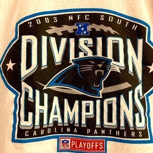 Panthers Collectable 2003 NFC South Division Champions shirt - playoffs